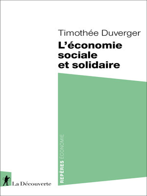 cover image of L'économie sociale et solidaire